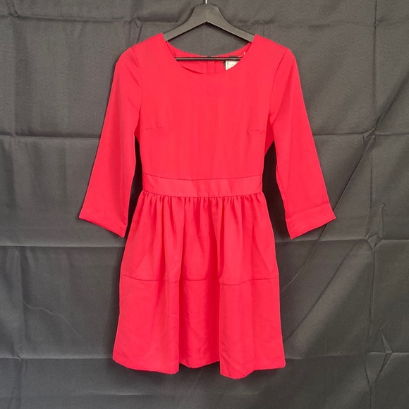 H&M Pink long sleeve Dress (511) - Picture 1 of 4